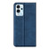 ZTE Blade V40 Pro Retro-skin Magnetic Suction Leather Phone Case - Dark Blue