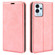 ZTE Blade V40 Pro Retro-skin Magnetic Suction Leather Phone Case - Pink