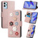 ZTE Blade V40 Pro Stereoscopic Flowers Leather Phone Case - Rose Gold ZTE Blade V40 Pro Stereoscopic Flowers Leather Phone Case - Rose Gold