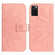ZTE Blade V40 Vita / A72 Skin Feel Sun Flower Pattern Flip Leather Phone Case with Lanyard - Pink