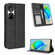 ZTE Blade V40s Magnetic Buckle Retro Texture Leather Phone Case - Black