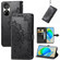 ZTE Blade V40S Mandala Flower Embossed Leather Phone Case - Black