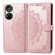 ZTE Blade V40S Mandala Flower Embossed Leather Phone Case - Rose Gold