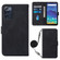 ZTE Consumer Cellular ZMAX 5G Crossbody 3D Embossed Flip Leather Phone Case - Black