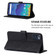 ZTE Consumer Cellular ZMAX 5G Crossbody 3D Embossed Flip Leather Phone Case - Black