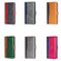 ZTE Libero 5G Contrast Color Side Buckle Leather Phone Case - Purple + Rose Red