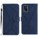 ZTE Libero 5G II Stitching Embossed Leather Phone Case - Blue