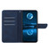 ZTE Libero 5G II Stitching Embossed Leather Phone Case - Blue