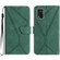 ZTE Libero 5G II Stitching Embossed Leather Phone Case - Green