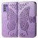 ZTE Libero 5G III Butterfly Love Flower Embossed Leather Phone Case - Lavender