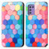 ZTE Libero 5G III CaseNeo Colorful Magnetic Leather Phone Case - Colorful Cube
