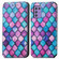 ZTE Libero 5G III CaseNeo Colorful Magnetic Leather Phone Case - Purple Scales