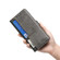 ZTE Libero 5G III Contrast Color Side Buckle Leather Phone Case - Black + Grey