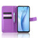 ZTE Libero 5G III Diamond Texture Leather Phone Case - Purple