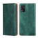 ZTE Libero 5G III Gloss Oil Solid Color Magnetic Leather Phone Case - Green