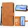 ZTE Libero 5G III Leather Phone Case - Brown