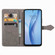 ZTE Libero 5G III Mandala Flower Embossed Leather Phone Case - Gray