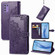 ZTE Libero 5G III Mandala Flower Embossed Leather Phone Case - Purple