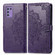 ZTE Libero 5G III Mandala Flower Embossed Leather Phone Case - Purple