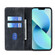 ZTE Libero 5G III RFID Anti-theft Brush Magnetic Leather Phone Case - Black