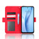 ZTE Libero 5G III Skin Feel Calf Texture Card Slots Leather Phone Case - Red