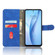 ZTE Libero 5G III Skin Feel Magnetic Flip Leather Phone Case - Blue