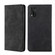 ZTE Libero 5G III Skin Feel Magnetic Horizontal Flip Leather Phone Case - Black
