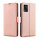 ZTE Libero 5G III Ultra-thin Voltage Side Buckle Horizontal Flip Leather Phone Case - Rose Gold