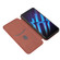 ZTE Nubia Red Magic 6R Carbon Fiber Texture Horizontal Flip TPU + PC + PU Leather Case with Card Slot - Brown