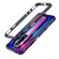 ZTE nubia Red Magic 7 Aurora Series Lens Protector + Metal Frame Phone Case - Black Purple