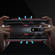 ZTE nubia Red Magic 7 Aurora Series Lens Protector + Metal Frame Phone Case - Black Red