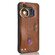 ZTE nubia Red Magic 7 Pro Wristband Leather Back Phone Case - Brown