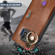 ZTE nubia Red Magic 7 Pro Wristband Leather Back Phone Case - Brown