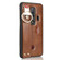 ZTE nubia Red Magic 7 Wristband Leather Back Phone Case - Brown