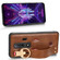 ZTE nubia Red Magic 7 Wristband Leather Back Phone Case - Brown