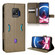 ZTE Nubia Red Magic 7S Pro Diamond Texture Leather Phone Case - Brown