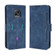 ZTE Nubia Red Magic 7S Pro Skin Feel Calf Texture Card Slots Leather Phone Case - Blue