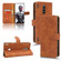 ZTE nubia Red Magic 8 Pro 5G Skin Feel Magnetic Flip Leather Phone Case - Brown