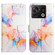 ZTE Nubia Z40S Pro PT003 Marble Pattern Flip Leather Phone Case - Galaxy Marble White LS004