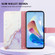 ZTE Nubia Z40S Pro PT003 Marble Pattern Flip Leather Phone Case - White Purple LS006