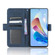 ZTE Nubia Z40S Pro Skin Feel Calf Texture Card Slots Leather Phone Case - Blue