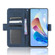 ZTE Nubia Z40S Pro Skin Feel Calf Texture Card Slots Leather Phone Case - Blue