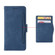 ZTE Nubia Z40S Pro Skin Feel Calf Texture Card Slots Leather Phone Case - Blue