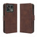 ZTE Nubia Z40S Pro Skin Feel Calf Texture Card Slots Leather Phone Case - Brown