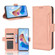 ZTE Nubia Z40S Pro Skin Feel Calf Texture Card Slots Leather Phone Case - Pink