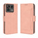 ZTE Nubia Z40S Pro Skin Feel Calf Texture Card Slots Leather Phone Case - Pink