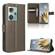ZTE nubia Z50 Diamond Texture Leather Phone Case - Brown