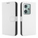 ZTE nubia Z50 Diamond Texture Leather Phone Case - White