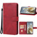 ZTE nubia Z50 Leather Phone Case - Red