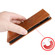 ZTE nubia Z50 Magnetic Buckle Retro Texture Leather Phone Case - Brown